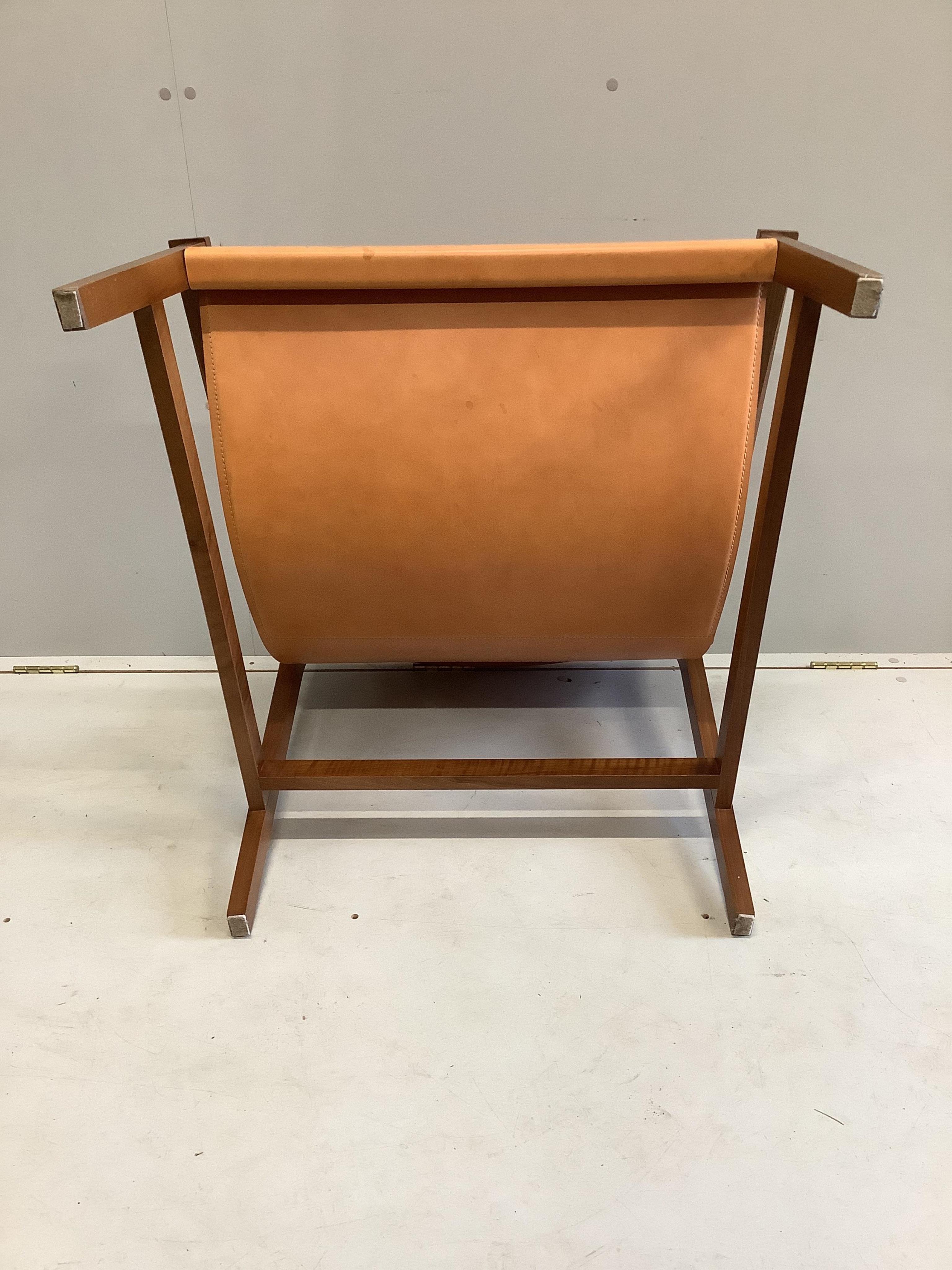 A Sdraio Chair by Living Divani, width 77cm, depth 74cm, height 66cm